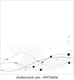 Geometric vector background for business or science presentation.