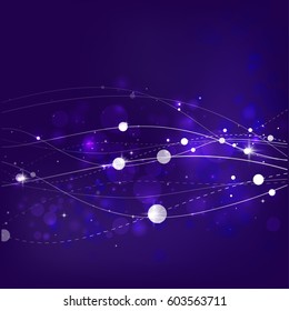 Geometric vector background for business or science presentation.