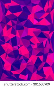 Geometric vector  background. Color  low poly texture. Polygonal   pattern