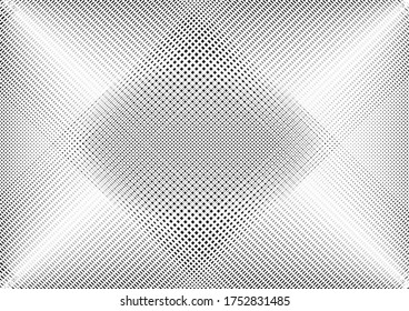Geometric vector background with crossed lines in the center of which forms a rhombus.