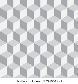 Geometric vector background. Cube shapes. Optical illusion