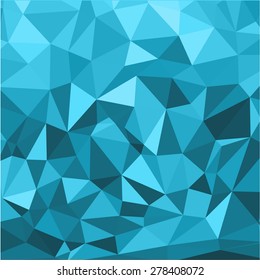 Geometric Vector Background. Multi-color Low Poly Texture. Polygonal Vector Pattern