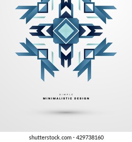 Geometric Vector Background. Pattern for Business Presentations, Application Cover and Web Site Design