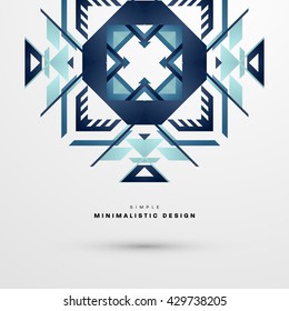 Geometric Vector Background. Pattern for Business Presentations, Application Cover and Web Site Design