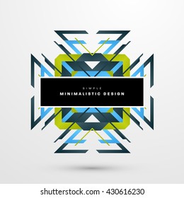 Geometric Vector Background. Pattern for Business Presentations, Application Cover and Web Site Design