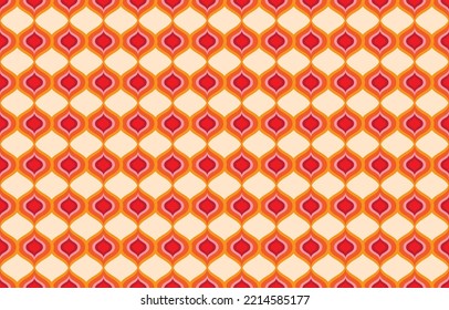 Geometric vector background with sacral tribal ethnic elements. Traditional triangles gypsy geometric forms sprites tribal themes apparel fabric tapestry print