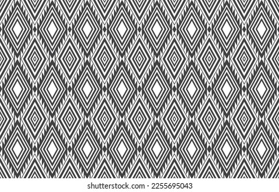 Geometric vector background with sacral tribal ethnic elements. Traditional triangles gypsy geometric forms sprites tribal themes apparel fabric tapestry print