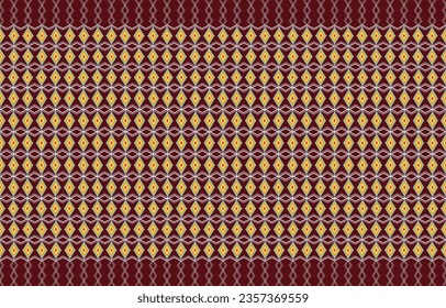 Fondo vectorial geométrico con elementos étnicos tribales sacrales. Tradicionales triángulos formas geométricas gitanas sprites temas tribales tejido de vestir tapiz impresión