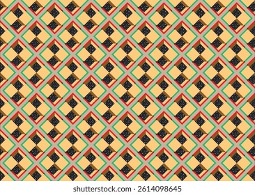 Geometric vector background with sacral tribal ethnic elements. Traditional triangles gypsy geometric forms sprites tribal themes apparel fabric tapestry print