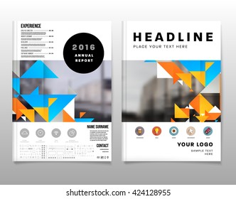 Geometric Vector Background. Triangles Pattern Background for Business Presentations, Application Cover and Web Site Design