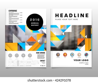 Geometric Vector Background. Triangles Pattern Background for Business Presentations, Application Cover and Web Site Design