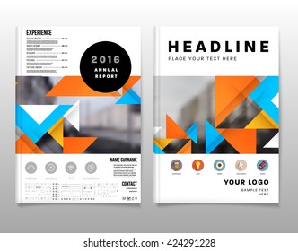 Geometric Vector Background. Triangles Pattern Background for Business Presentations, Application Cover and Web Site Design