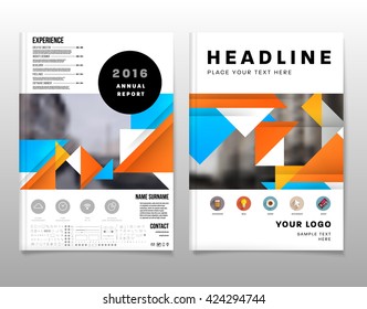 Geometric Vector Background. Triangles Pattern Background for Business Presentations, Application Cover and Web Site Design