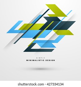 Geometric Vector Background. Triangles Pattern Background for Business Presentations, Application Cover and Web Site Design