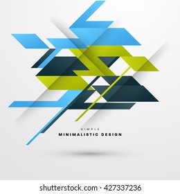 Geometric Vector Background. Triangles Pattern Background