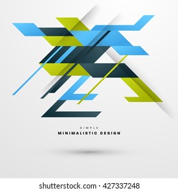 Geometric Vector Background. Triangles Pattern Background