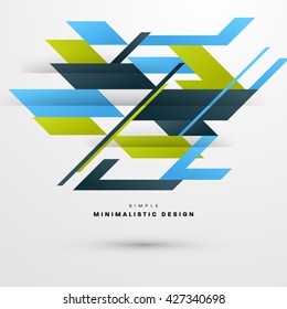 Geometric Vector Background. Triangles Pattern