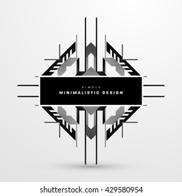 Geometric Vector Background. Triangles Pattern Background for Business Presentations, Application Cover and Web Site Design
