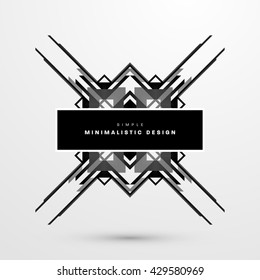 Geometric Vector Background. Triangles Pattern Background for Business Presentations, Application Cover and Web Site Design