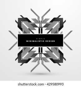 Geometric Vector Background. Triangles Pattern Background for Business Presentations, Application Cover and Web Site Design