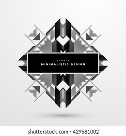Geometric Vector Background. Triangles Pattern Background for Business Presentations, Application Cover and Web Site Design