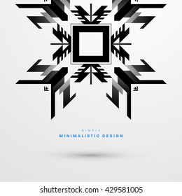 Geometric Vector Background. Triangles Pattern Background for Business Presentations, Application Cover and Web Site Design