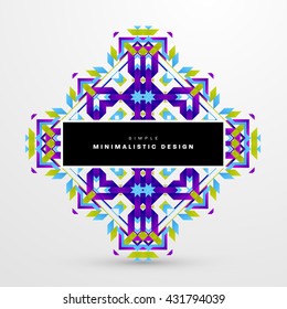 Geometric Vector Background. Triangles Pattern Background for Business Presentations, Application Cover and Web Site Design