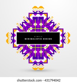 Geometric Vector Background. Triangles Pattern Background for Business Presentations, Application Cover and Web Site Design
