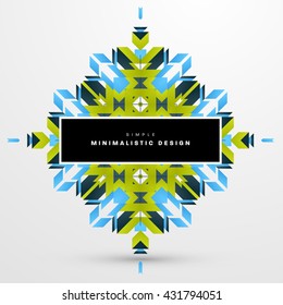 Geometric Vector Background. Triangles Pattern Background for Business Presentations, Application Cover and Web Site Design