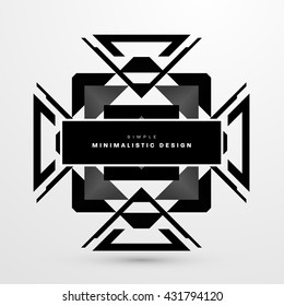Geometric Vector Background. Triangles Pattern Background for Business Presentations, Application Cover and Web Site Design