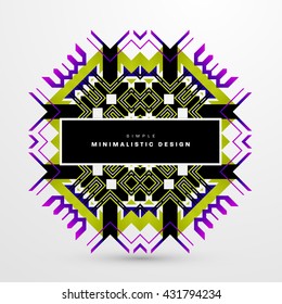 Geometric Vector Background. Triangles Pattern Background for Business Presentations, Application Cover and Web Site Design