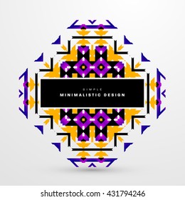 Geometric Vector Background. Triangles Pattern Background for Business Presentations, Application Cover and Web Site Design