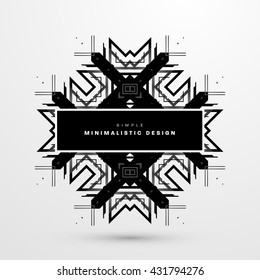 Geometric Vector Background. Triangles Pattern Background for Business Presentations, Application Cover and Web Site Design