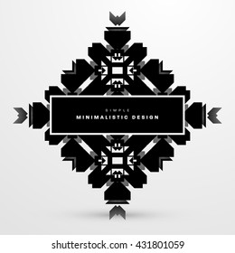 Geometric Vector Background. Triangles Pattern Background for Business Presentations, Application Cover and Web Site Design