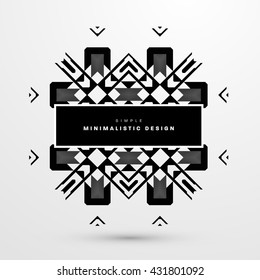 Geometric Vector Background. Triangles Pattern Background for Business Presentations, Application Cover and Web Site Design