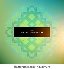 Geometric Vector Background. Triangles Pattern Background for Business Presentations, Application Cover and Web Site Design