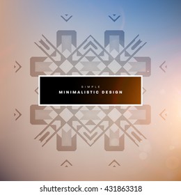 Geometric Vector Background. Triangles Pattern Background for Business Presentations, Application Cover and Web Site Design