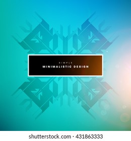 Geometric Vector Background. Triangles Pattern Background for Business Presentations, Application Cover and Web Site Design