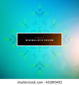 Geometric Vector Background. Triangles Pattern Background for Business Presentations, Application Cover and Web Site Design