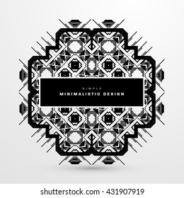 Geometric Vector Background. Triangles Pattern Background for Business Presentations, Application Cover and Web Site Design