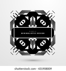 Geometric Vector Background. Triangles Pattern Background for Business Presentations, Application Cover and Web Site Design