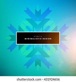 Geometric Vector Background. Triangles Pattern Background for Business Presentations, Application Cover and Web Site Design
