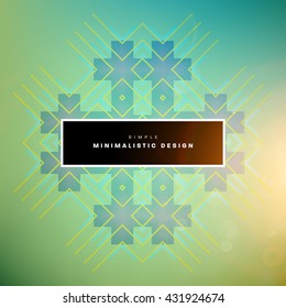 Geometric Vector Background. Triangles Pattern Background for Business Presentations, Application Cover and Web Site Design