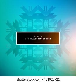 Geometric Vector Background. Triangles Pattern Background for Business Presentations, Application Cover and Web Site Design