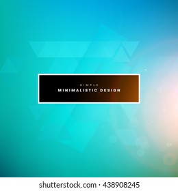 Geometric Vector Background. Triangles Pattern for Business Presentations, Application Cover and Web Site Design.