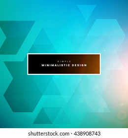 Geometric Vector Background. Triangles Pattern for Business Presentations, Application Cover and Web Site Design.