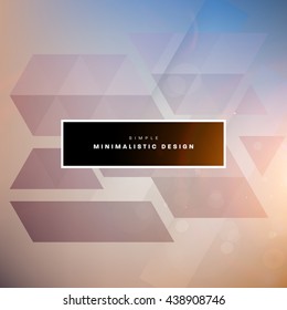 Geometric Vector Background. Triangles Pattern for Business Presentations, Application Cover and Web Site Design.
