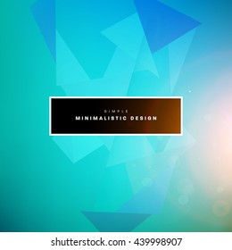 Geometric Vector Background. Triangles Pattern for Business Presentations, Application Cover and Web Site Design