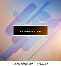 Geometric Vector Background. Triangles Pattern for Business Presentations, Application Cover and Web Site Design