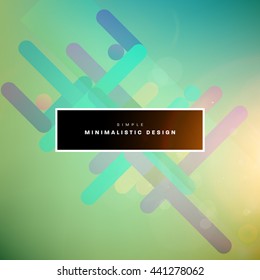Geometric Vector Background. Triangles Pattern for Business Presentations, Application Cover and Web Site Design